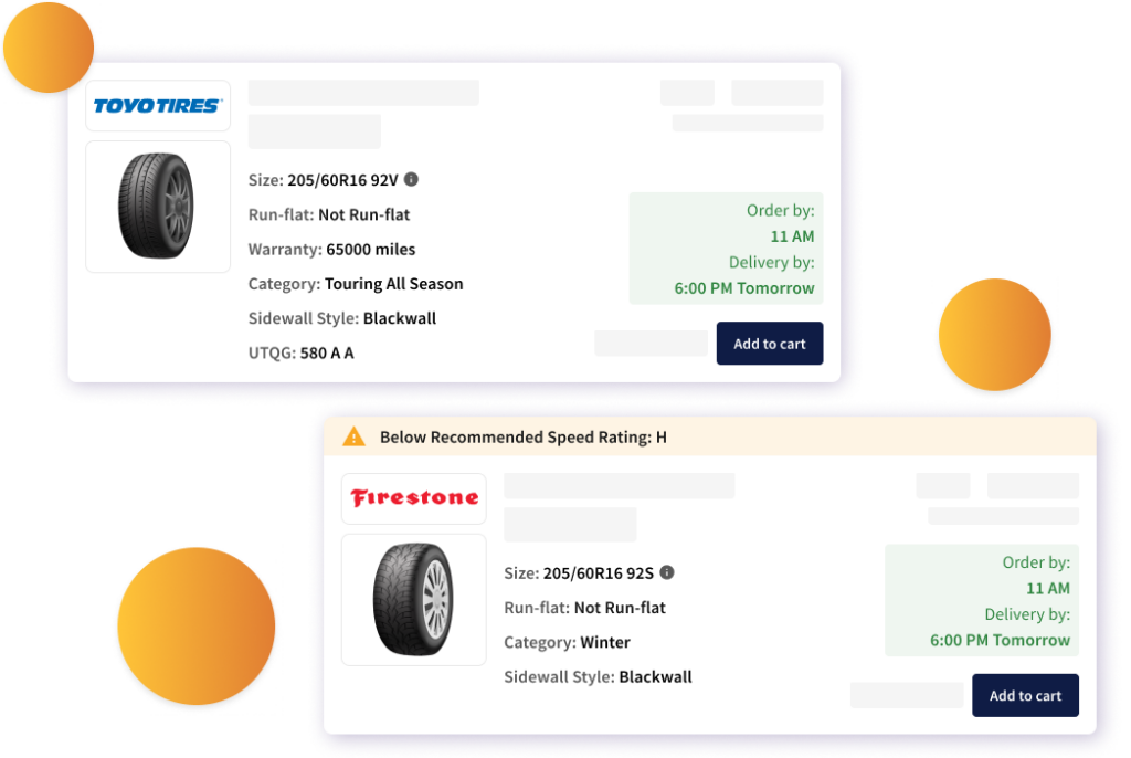 Tires Ordering