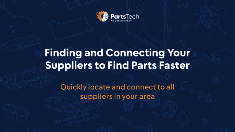 Finding and Connecting Your Suppliers to Find Parts Faster