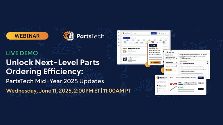 PartsTech Webinar Mid-Year 2025 Updates