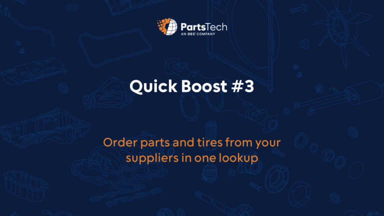 PartsTech Quick Boost #3